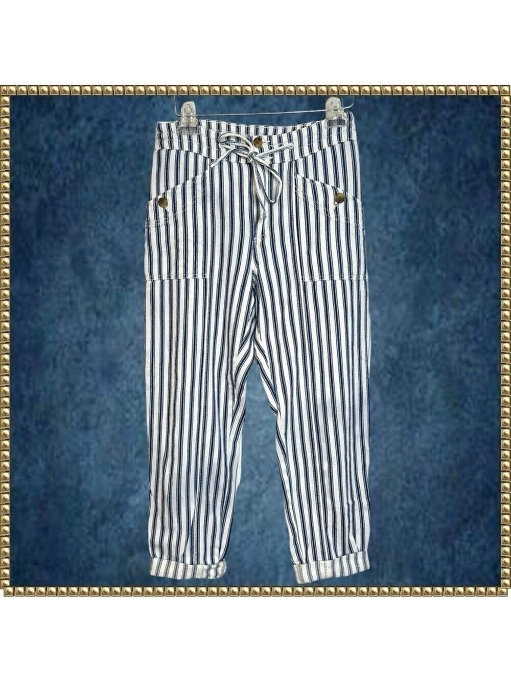 American Eagle Striped Pants Size 0